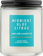 Fragrances, Perfumes, Cosmetics 香りのキャンドル - Bath & Body Works Midnight Blue Citrus White Barn Scented Candle