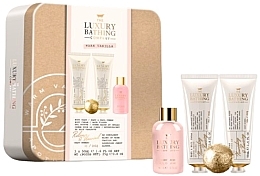 Set - Grace Cole The Luxury Bathing Warm Vanilla Relax & Unwind (b/wash/50ml + h/cr/50ml + b/cr/50ml + bath/fizzer/25g) — photo N1