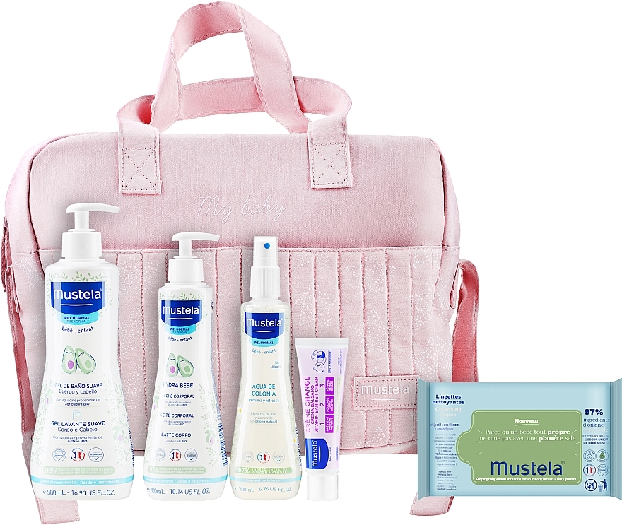 6-Piece Set - Mustela My Baby Pink Set — photo N2