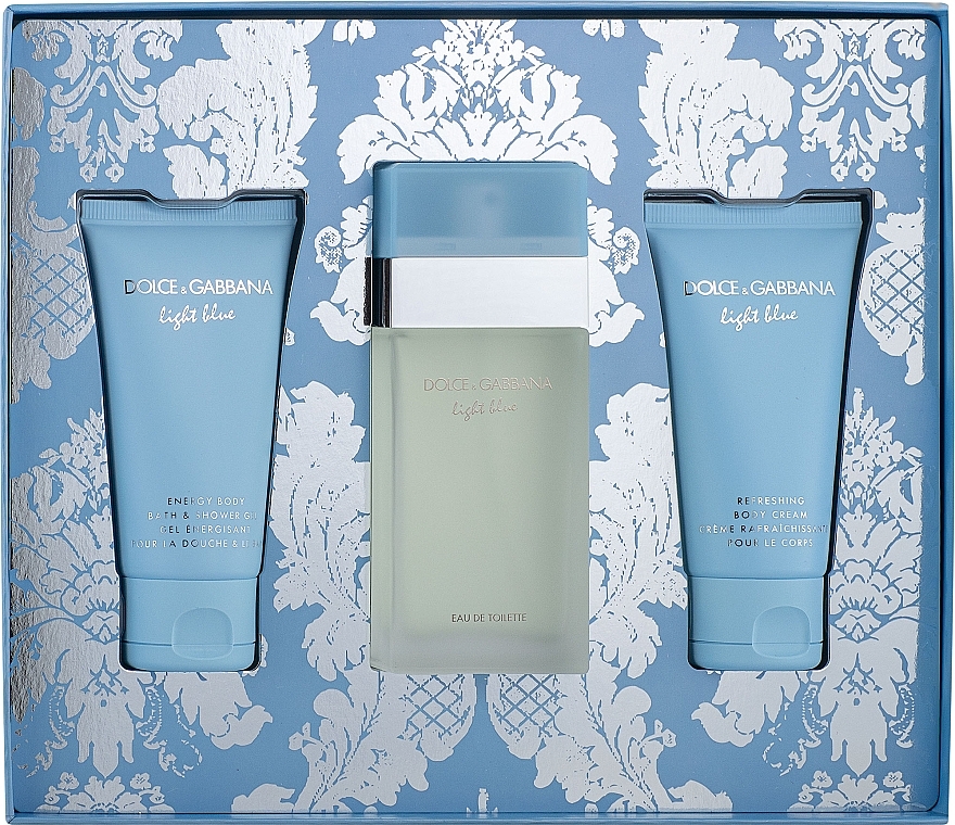 Dolce&Gabbana Light Blue - Set (edt 50ml + b/l 50ml + s/g 50ml) — photo N4