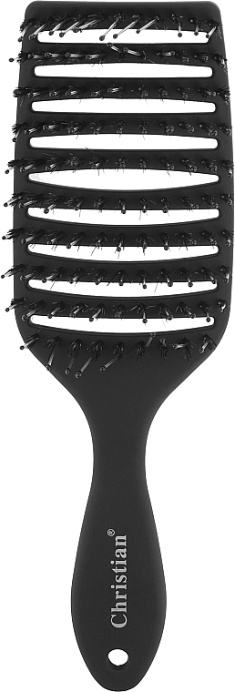 Blow Dry Vented Brush, CR-4278, black - Christian — photo N1