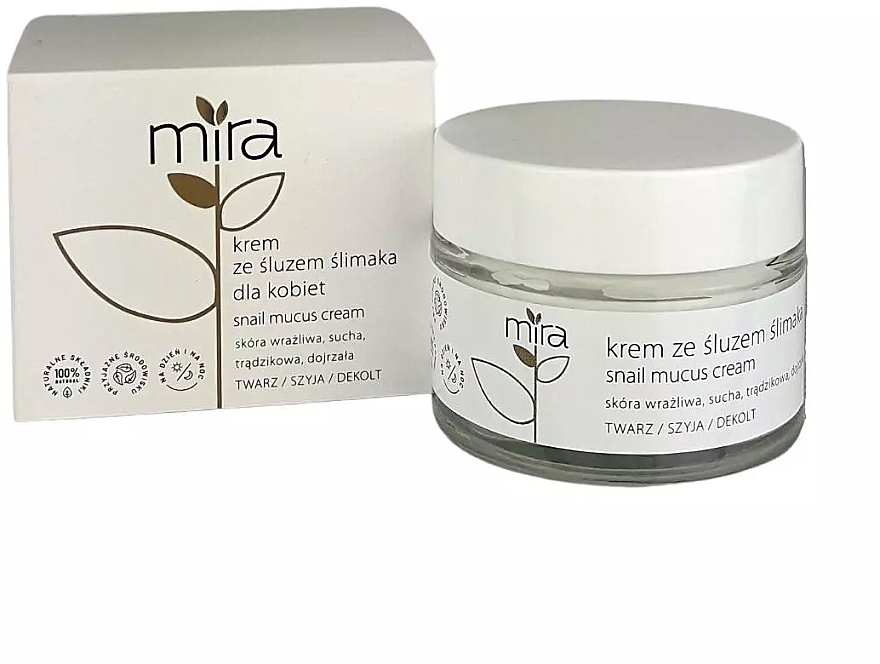 Mira - Snail Mucin Face Cream — photo N1