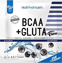 Fragrances, Perfumes, Cosmetics Black Currant Amino Acid, 1 serving - Nutriversum BCAA+GLUTA