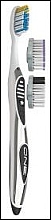 One Toothbrush, medium, 2 refill heads, black - Silver Care — photo N2