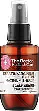 Scalp Serum - The Doctor Health & Care Keratin + Arginine + Biotin Maximum Energy Scalp Serum — photo N1