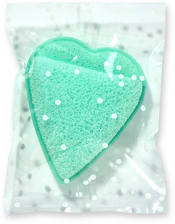 Cleansing Sponge, green - IDC Institute Facial Cleansing Sponge — photo N1