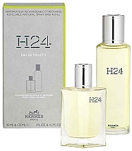 Fragrances, Perfumes, Cosmetics Hermes H24 Eau - Set (edp/30ml + refill/125ml)