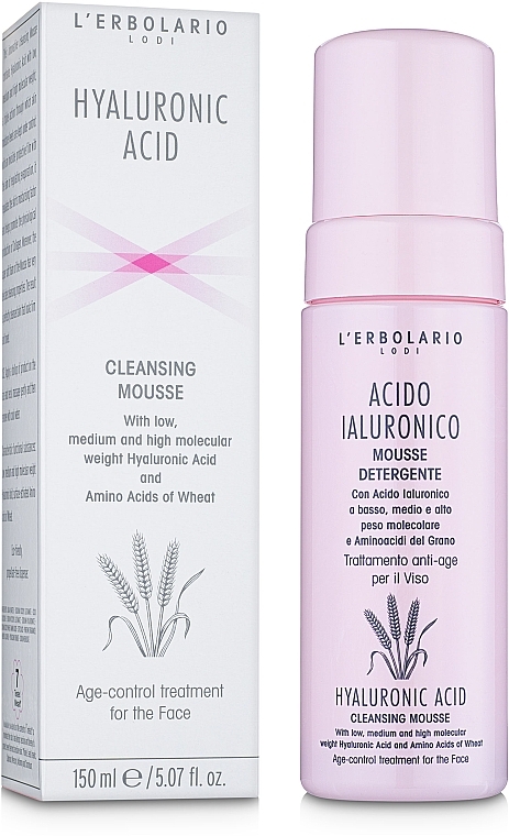 Cleansing Hyaluronic Acid Foam - L'Erbolario — photo N1