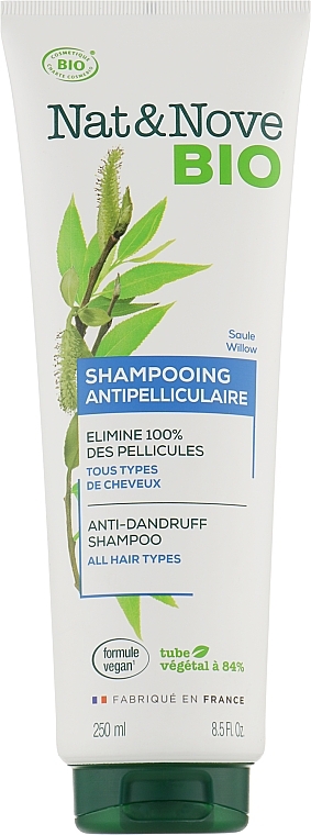 Anti-Dandruff Shampoo 'Willow' - Eugene Perma Nat&Nove Bio Shampoo — photo N1
