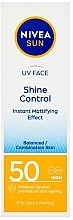 Mattifying Sunscreen for Normal & Combination Skin - Nivea Sun Shine Control Instant Mattifying Effect SPF 50 — photo N2