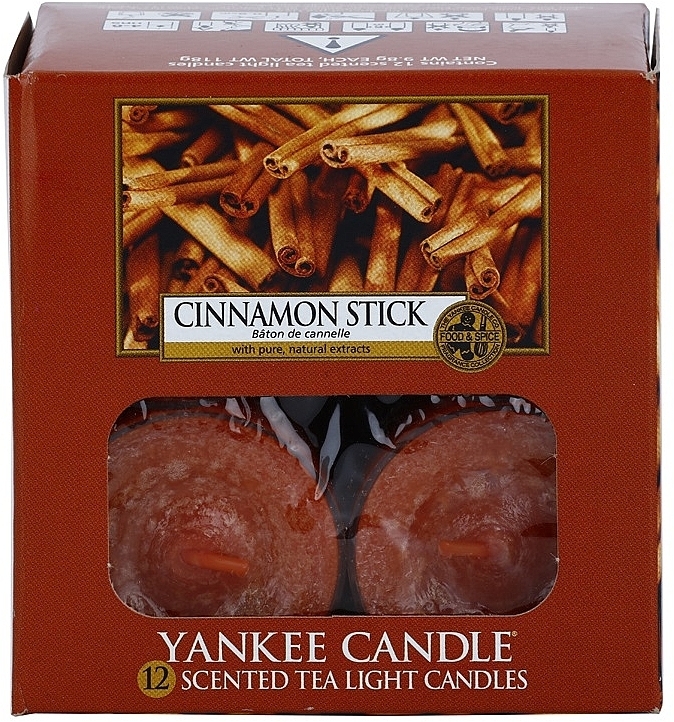 Tea Light Candles - Yankee Candle Scented Tea Light Candles Cinnamon Stick — photo N2