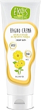 Fragrances, Perfumes, Cosmetics Bath Cream with Natural Sunflower Oil - Ekos Personal Care Bagno Cream Bath