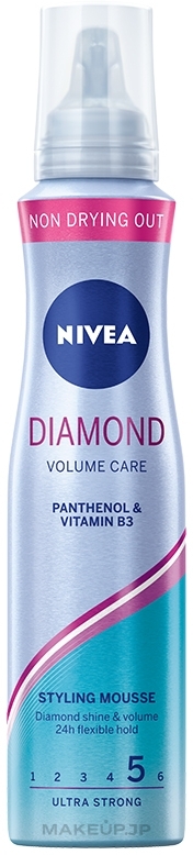 Hair Mousse "Diamond Volume" - NIVEA Diamond Volume Styling Mousse — photo 150 ml