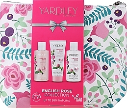 Set - Yardley London English Rose Collection (h/cr/50ml+ sh gel/100ml + b/lot/100ml) — photo N2