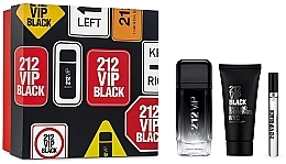 Fragrances, Perfumes, Cosmetics Carolina Herrera 212 VIP Black - Set (edp/100ml + sh/gel/100ml + edp/mini/10ml) 