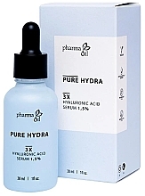 Fragrances, Perfumes, Cosmetics Hyaluronic Acid Serum - Pharma Oil Pure Hydra 1,5% Hyaluronic Acid Serum