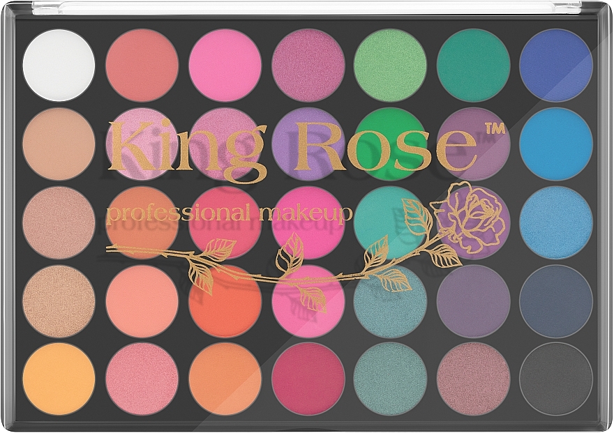 Eyeshadow Palette, 35 shades - King Rose Eyeshadow Palette 35E — photo N15