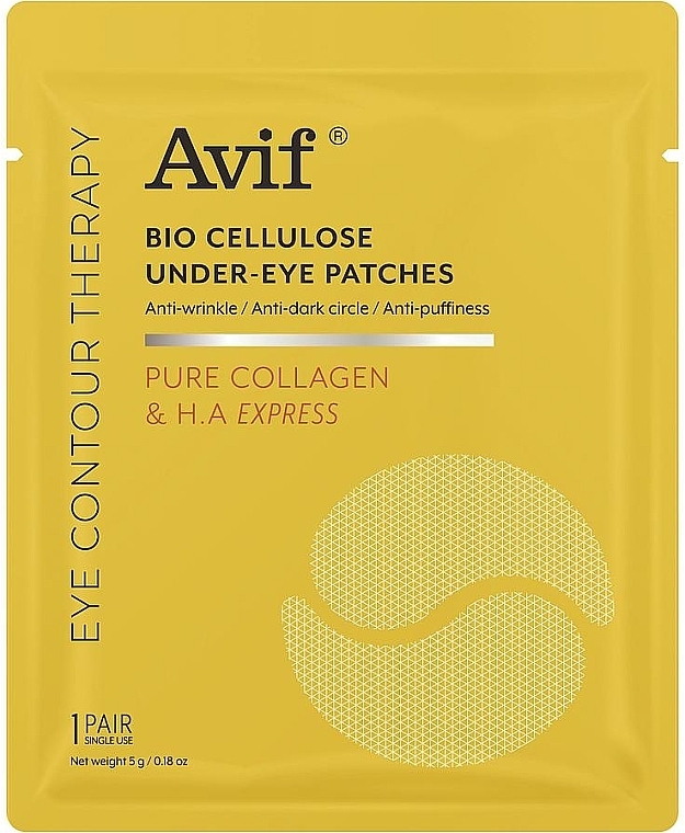 Biocellulose Eye Patch - Avif Bio Cellulose Under Eye Patches — photo N1