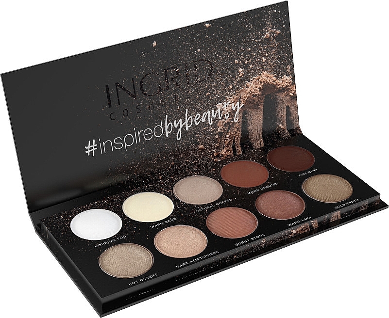 Eyeshadow Palette - Ingrid Cosmetics Nude Matt & Glam Palette — photo N1