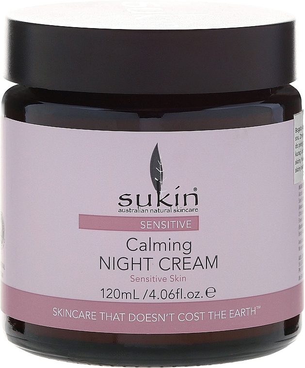 Night Face Cream - Sukin Sensitive Night Cream — photo N1