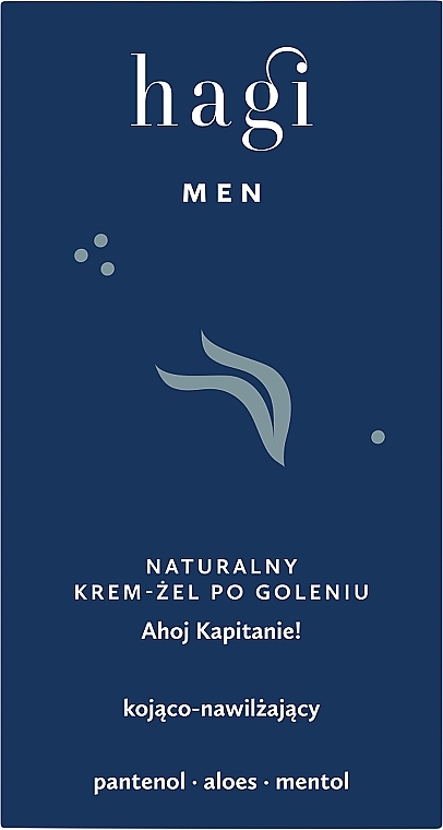 Natural After Shave Cream Gel - Hagi Men Natural After Shave Cream-Gel Ahoy Captain — photo N4