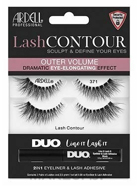 False Lashes - Ardell Waterproof Lash Contour 371 Dramatic Eye Elongating — photo 4 szt.