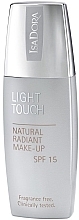 Fragrances, Perfumes, Cosmetics Foundation - IsaDora Light Touch Natural Radiant Make-up SPF 15