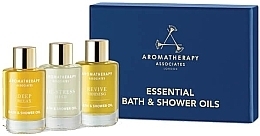 Set - Aromatherapy Associates Essentials Bath & Shower Oil (sh/bath/oil/3x9ml) — photo N1