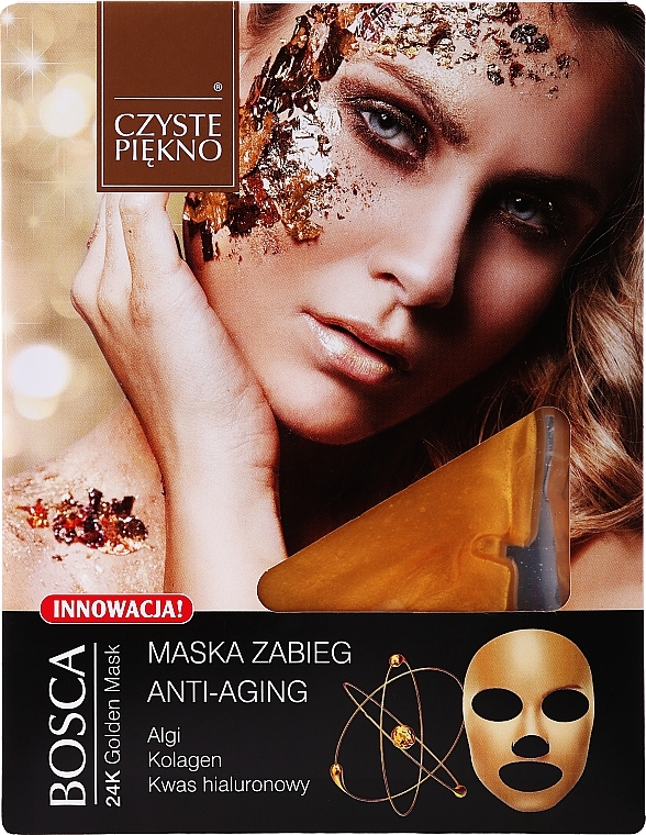 Anti-Aging Face Mask - Czyste Piekno Bosca Anti-Aging 24K Golden Mask — photo N1