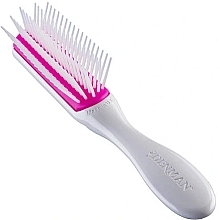 Fragrances, Perfumes, Cosmetics Hair Brush D4, white and pink - Denman Large 9 Row Kyoto Cherry Blossom Styling Brush