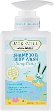 Fragrances, Perfumes, Cosmetics 2-in-1 Baby Shower Gel & Shampoo - Jack N' Jill Simplicity Shampoo & Body Wash