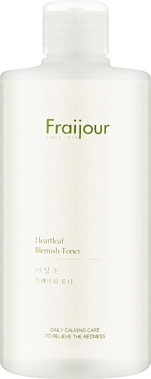 敏感で問題のある顔の肌のための鎮静トナー - Fraijour Heartleaf Blemish Toner — photo N1