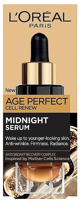 Night Face Serum - L'oreal Age Perfect Cell Renew Midnight Serum — photo N2