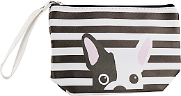 Fragrances, Perfumes, Cosmetics Black-White Makeup Bag - Bless