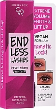 Mascara, in blister - Golden Rose End Less Lashes Instant Volume Mascara — photo N1