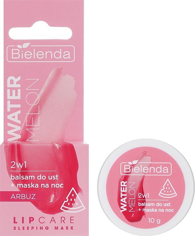 Watermelon Lip Sleeping Mask - Bielenda Lip Care Sleeping Mask — photo N4