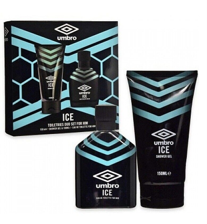 Umbro Ice - Set (edt/100ml + sh/gel/150ml) — photo N2