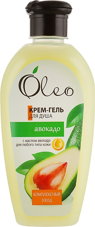 Shower Cream Gel "Avocado" - Oleo — photo N1