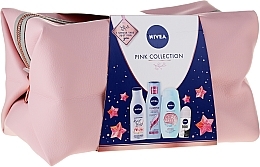 Fragrances, Perfumes, Cosmetics Set - Nivea Pink Collection (sh/gek/250ml + balm/200ml + shmp/250ml + antipers/50ml)