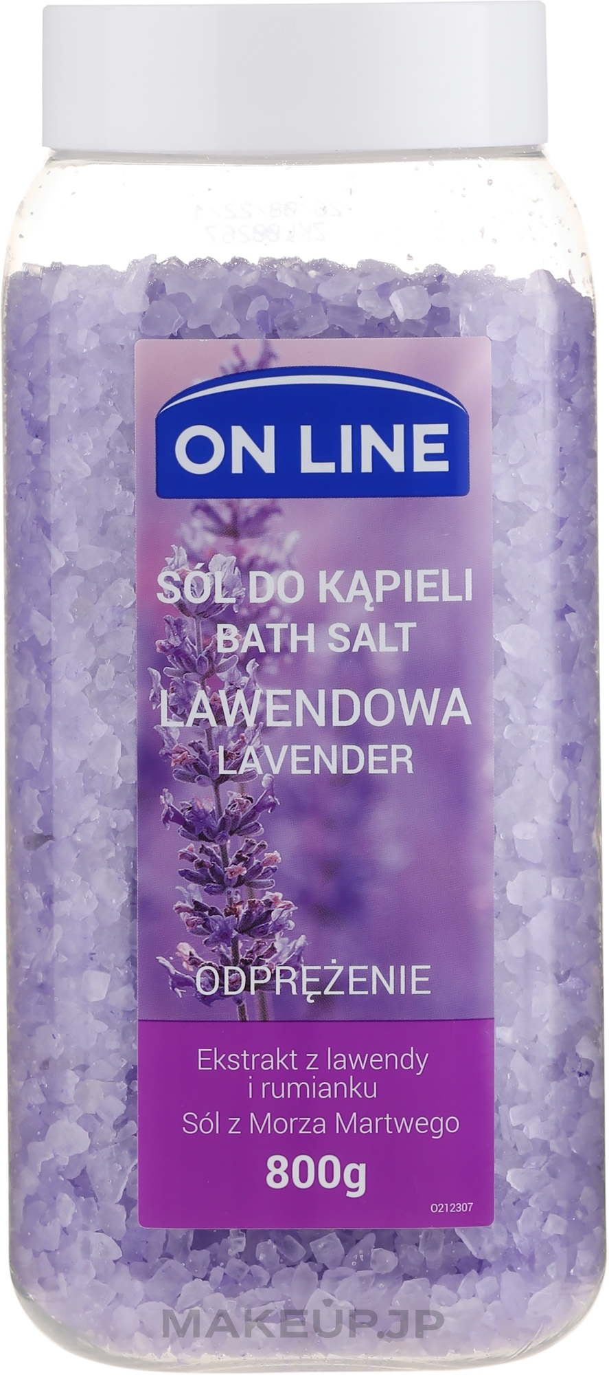Lavender Bath Salt - On Line Lavender Bath Salt  — photo 800 g