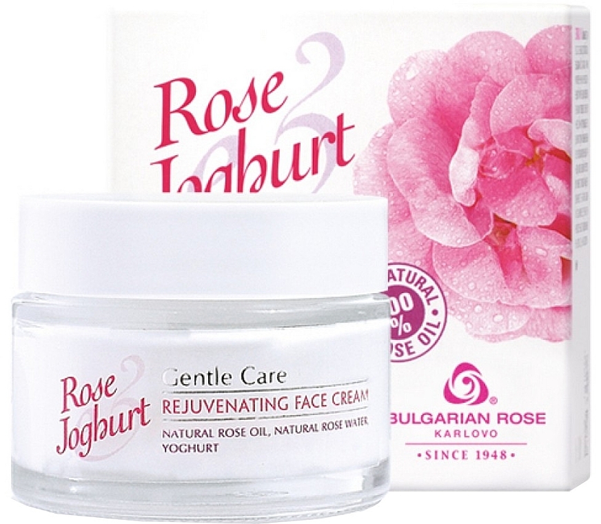 Rejuvenating Face Cream - Bulgarian Rose Rose & Joghurt Rejuvenating Face Cream — photo N1