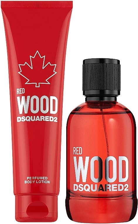 Dsquared2 Red Wood Pour Femme - Set (edt/100ml + b/lot/150ml) — photo N2