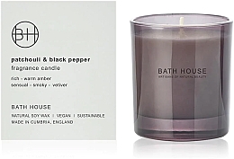 Fragrances, Perfumes, Cosmetics Bath House Patchouli & Black Pepper Soy Candle Votive - Scented Candle