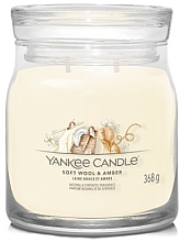 Fragrances, Perfumes, Cosmetics Scented Candle in Jar 'Soft Wool & Amber', 2 wicks - Yankee Candle Singnature