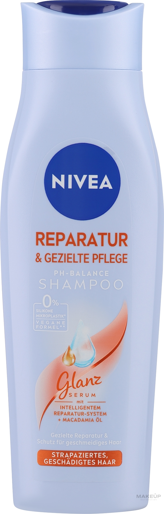 Revitalizing Shampoo with Mannoea Oil and Squalane - NIVEA Power Repair Shampoo — photo 250 ml