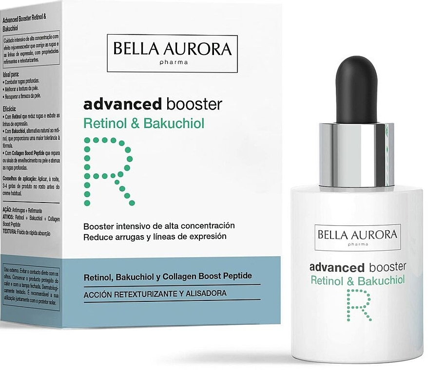 Retinol & Bakuchiol Face Serum - Bella Aurora Advanced Retinol & Bakuchiol Booster — photo N2