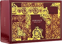 Fragrances, Perfumes, Cosmetics Versace Crystal Noir - Set (edt/90ml + edt/10ml + pounch)