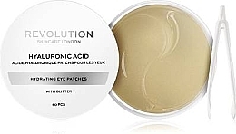 Glitter Hydrogel Patch - Revolution Skincare Hyaluronic Acid Hydrating Eye Patches With Glitter — photo N2