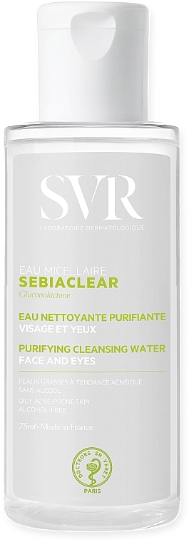 Cleansing Micellar Water - SVR Sebiaclear Purifying Cleansing Water — photo N2