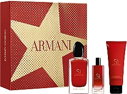 Fragrances, Perfumes, Cosmetics Giorgio Armani Si Passione - Set (edp/100ml + edp/15ml + b/lot/75ml) 